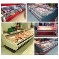 high quality supermarket open top display meat hanging freezer for shop meat display fridge  red bull fridge